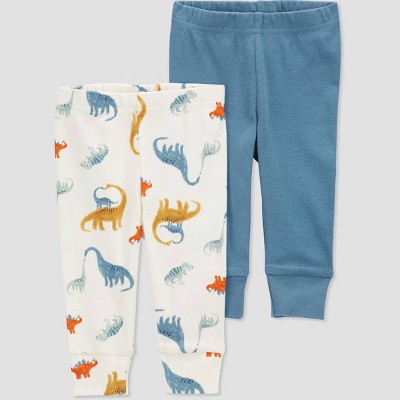 Image of Carter's Just One You® Baby Boys' 2pk Multi Dino Pants - Newborn