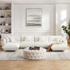 MINIMORE Modern Style 160"W Modular Chris 5Seater Sofa with 2Ottomans - 2 of 4