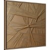 Amanti Art 22"x22" The golden desert II by Alla Grande Framed Canvas Wall Art Print: Modern Style, Lithograph, Brown Frame - 2 of 4