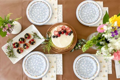 20ct Dinner Paper Plates Off-white - Spritz™ : Target