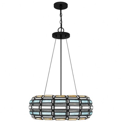 Quoizel Lighting Shanghai 3 - Light Pendant in  Matte Black
