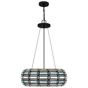 Quoizel Lighting Shanghai 3 - Light Pendant in  Matte Black - 1 of 4