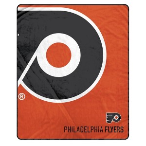 NHL Philadelphia Flyers 50"x60" Center Ice Ultra Soft Blanket - 1 of 2