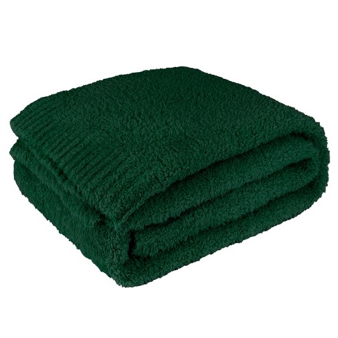 Green 2025 fluffy throw