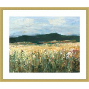 Amanti Art Pastel Wildflower Field II by Ethan Harper Wood Framed Wall Art Print - 1 of 4