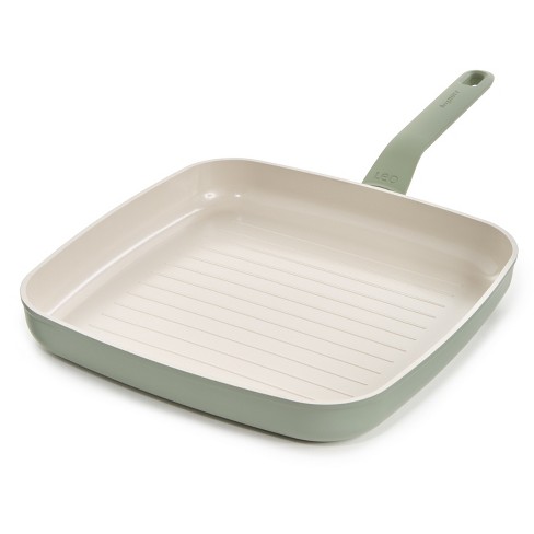 BergHOFF DiNA Helix Recycled Aluminum Nonstick Ceramic Grill Pan, 10.25