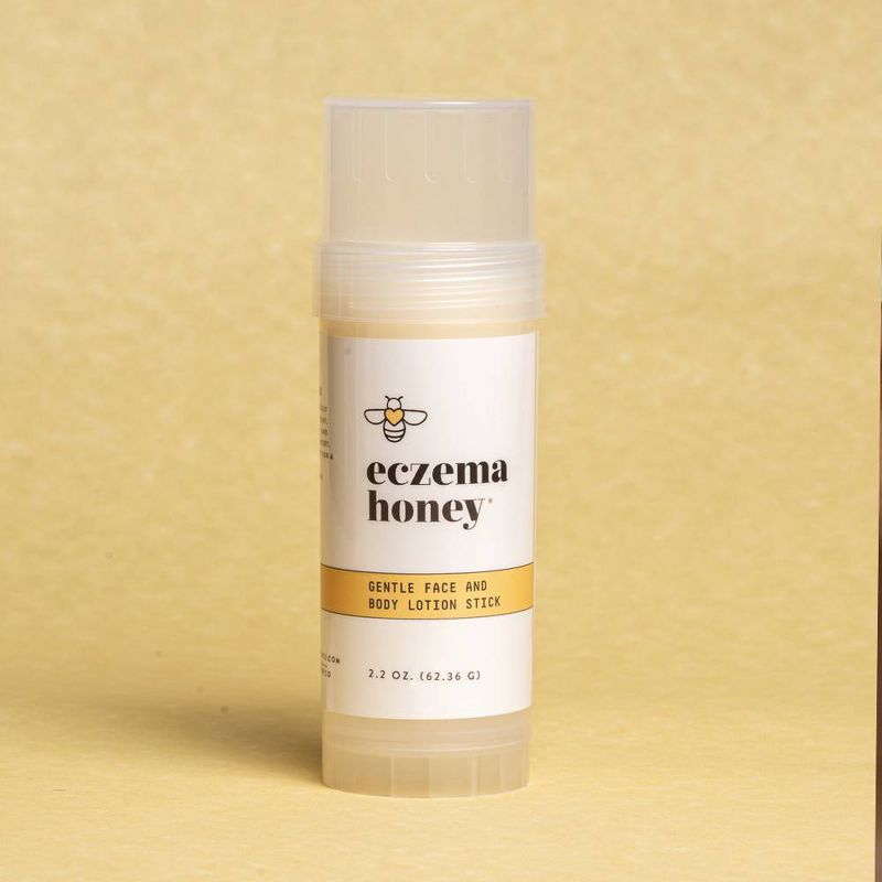 Eczema Honey Face and Body Lotion Stick - 2.2oz, 4 of 13