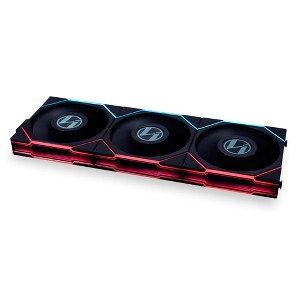 Lian Li UNI FAN TL LCD 120 Black Triple Pack 12TLLCD3B.US - 1 of 4