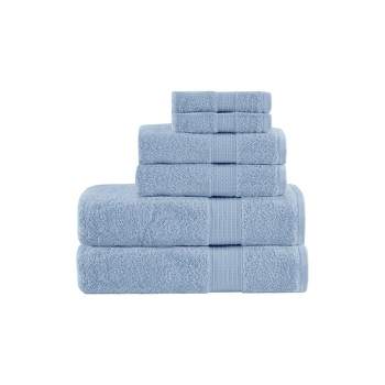 6pc Apothecary Bath Towel Set Turquoise - Loft by Loftex