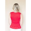 Women's All American Flare Sleeveless Peplum Top - AnnieWear - 2 of 4