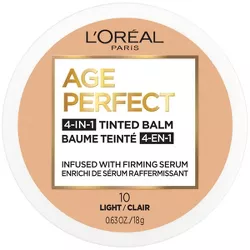 L'Oreal Paris Age Perfect 4-in-1 Tinted Face Balm Foundation - Light 10 - 0.63 fl oz