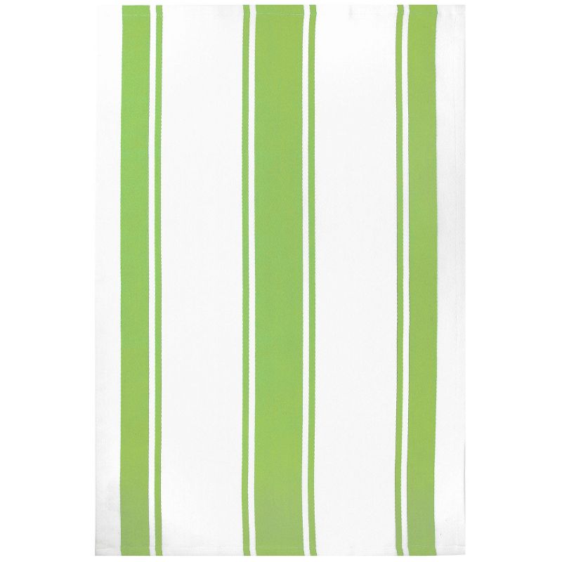 3pk Striped Kitchen Towel Solid Green - MU Kitchen, 4 of 5