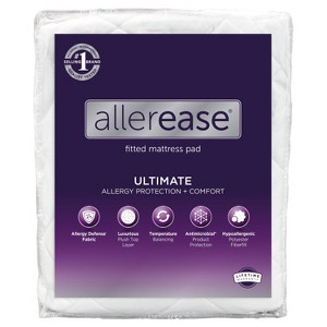 Ultimate Protection And Comfort Allergy Protection Mattress Pad - AllerEase - 1 of 4