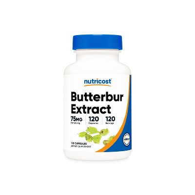 Nutricost Butterbur Extract Capsules (75 MG) (120 Capsules)
