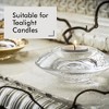 Orrefors Discus Votive, Tealight Candle Holder, Made from Crystal, Modern Statement Piece Decor, Shelf Decoration & Table Centerpiece - Clear - 4 of 4