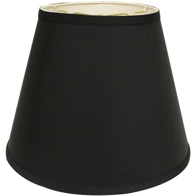 Vynxaria Empire Lampshades 8x14 Inches, Slant Black & White