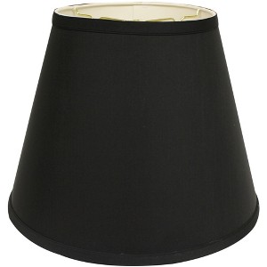 Vynxaria Empire Lampshades 9x16 Inches, Slant Black & White - 1 of 4