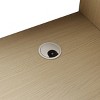 SEVOBAL Bathroom Storage Cabinets Freestanding Vanity With White Resin Sink And Three Soft Close Doors for Modern Homes, Beige, 47.3"*19.7"*35.1" - 3 of 4