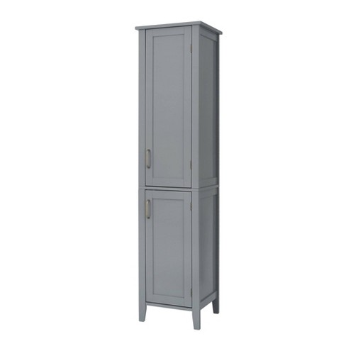 Lauren Modern Free Standing Bathroom Linen Tower Storage Cabinet light  gray, 1 unit - Fry's Food Stores