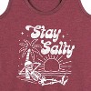 Women's - Instant Message - Stay Salty Graphic Racerback Tank - 2 of 4