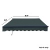 ALEKO Fabric Replacement for 16x10 ft Retractable Awning - 3 of 4