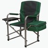 Kamp-Rite Portable Folding Director's Chair with Cooler, Side Table & Cup Holder for Camping, Tailgating, and Sports, 350 LB Capacity - 2 of 4