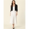 INSPIRE CHIC Women's Wedding Open Front Panel Lace Bolero Shrug - 4 of 4