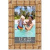 PosterPalooza | 17x25 Wide Bamboo Picture Frame, UV Acrylic, 4 Finishes - Brown, Black, Silver, and Natural - 2 of 4