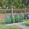 Outsunny Crop Cage with Two Zippered Doors, Storage Bag and Ground Stakes, Plant Protection Tent - 2 of 4