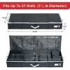 Hold N' Storage - Wrapping Paper Storage Container. Fits up to 27 Rolls 1.37" Diam. - 3 of 4