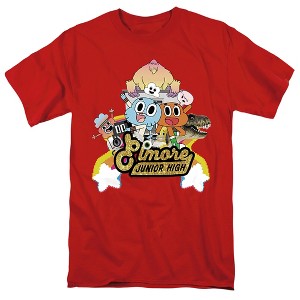 Amazing World Of Gumball Elmore Junior High Adult T-Shirt - 1 of 4