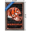 Trends International NFL Cincinnati Bengals - Neon Helmet 23 Framed Wall Poster Prints - 3 of 4