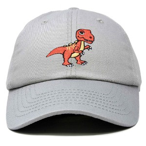 Dalix T-Rex Embroidered Cotton Dad Hat Adjustable Baseball Cap Mens - 1 of 4