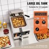 VEVOR Commercial Deep Fryer, 1750W Electric Countertop Fryer with Basket, 9Qt /8.5 L Single Oil Fryer, 1mm Thickened Stainless Steel, Silver - 3 of 4