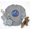 Simply Sage Market Women's Jackson Hole Ski Resort Long Sleeve Garment Dyed Tee - 2 of 4