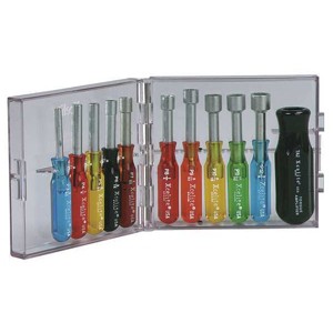 Xcelite  Nut Driver Set,11 Pieces,SAE,Hollow PS120N - 1 of 4