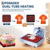 Heat Press Machine, Even Heating Technology, Large Operating Panel, Industrial Digital Heat Transfer Machine Sublimation for T-Shirts, Clothes - 4 of 4