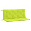 vidaXL Garden Bench Cushions 2 pcs Bright Green 47.2"x19.7"x2.8" Oxford Fabric - 2 of 4