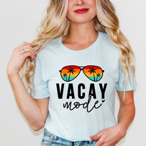 Simply Sage Market Vacay Mode Sunglasses Short Sleeve Tee - 2XL - Ice Blue - 1 of 4
