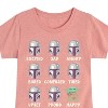 Girls' - The Mandalorian - Mandalorian Moods Fitted Short Sleeve Graphic T-Shirt - 2 of 4
