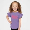 The Juniper Shop Being A Princess Is Exhausting Toddler Flutter Sleeve Tee - 2 of 2