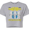 Women's - Star Wars - St Action Figure Cropped Graphic T-Shirt - 2 of 4