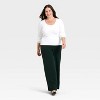 Women's Ribbed Seamless Long Sleeve Top - A New Day™ - 3 of 3