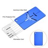 Unique Bargains Aluminium Lightweight Backpack Identifier Card Luggage Tags 5 Pcs - 4 of 4