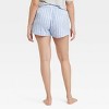 Women's Striped Cotton Pajama Shorts - Auden™ - 2 of 4