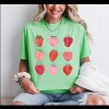 Simply Sage Market Strawberry Watercolor Chart Garment Dyed Tee - 2 of 4