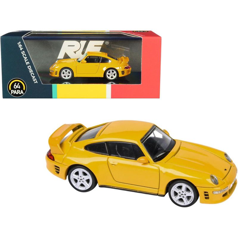 RUF CTR2 Blossom Yellow 1/64 Diecast Model Car by Paragon, 1 of 4
