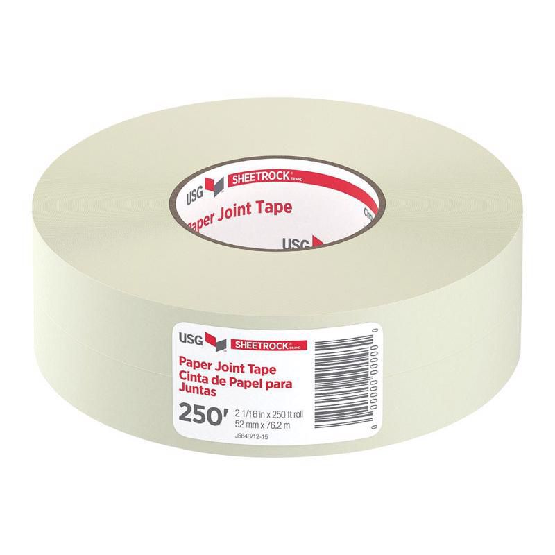 USG Sheetrock 250 ft. L X 2-1/16 in. W Paper White Joint Tape, 1 of 2