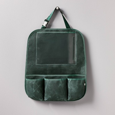 Image of Back Seat Car Organizer Dark Green - Hearth & Hand™ with Magnolia