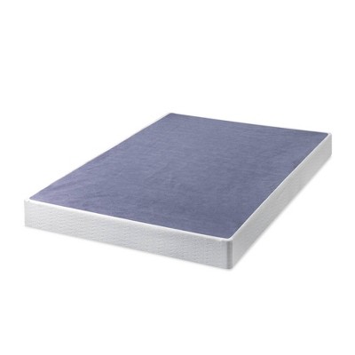 Queen 7" Purple and White Metal Smart Box Spring